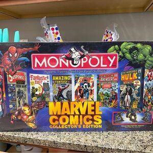 Monopoly Marvel Comics Collector's Edition Board Game - Multicolor